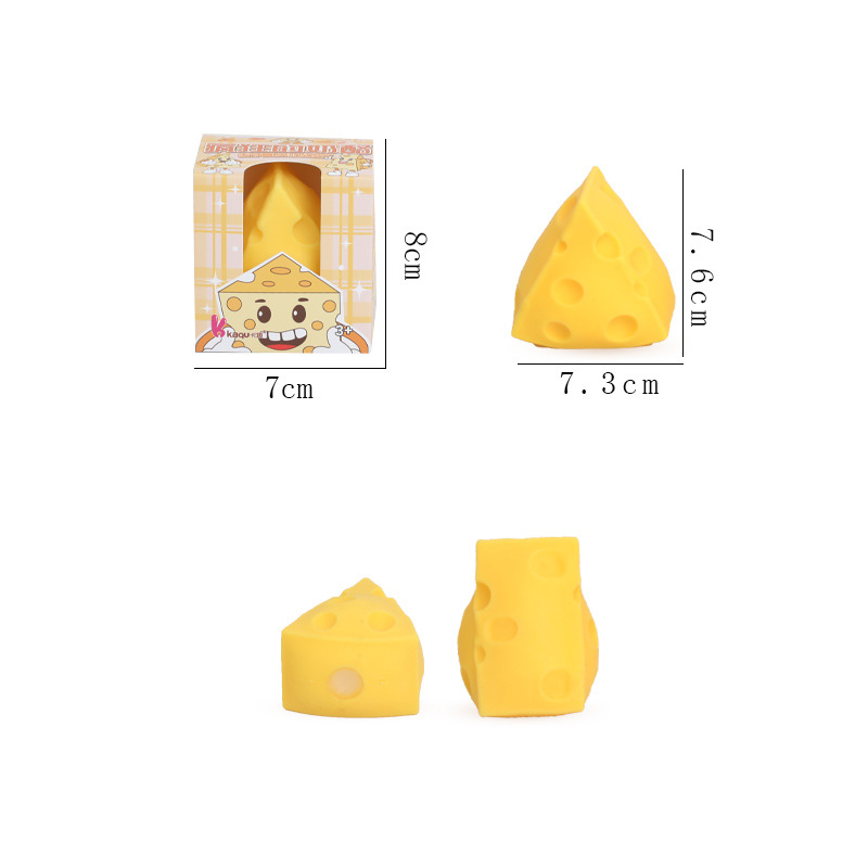Cartoon pinching fun, crazy cheese, cute pinching, stress-relieving and venting toys, new creative children's toys Specification image