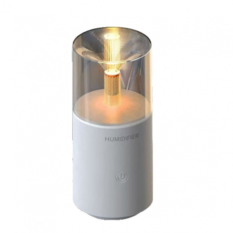 New car humidifier, car aroma diffuser, fog volume ambient light, indoor mini aroma diffuser, desktop candlelight light Item Picture