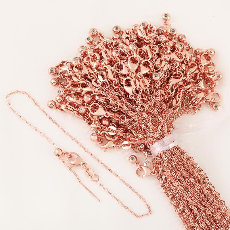 Honglu Universal Needle Chain Lip Bracelet Adjustable Necklace Versatile Chain diy Accessories wholesale for women Application Scenario