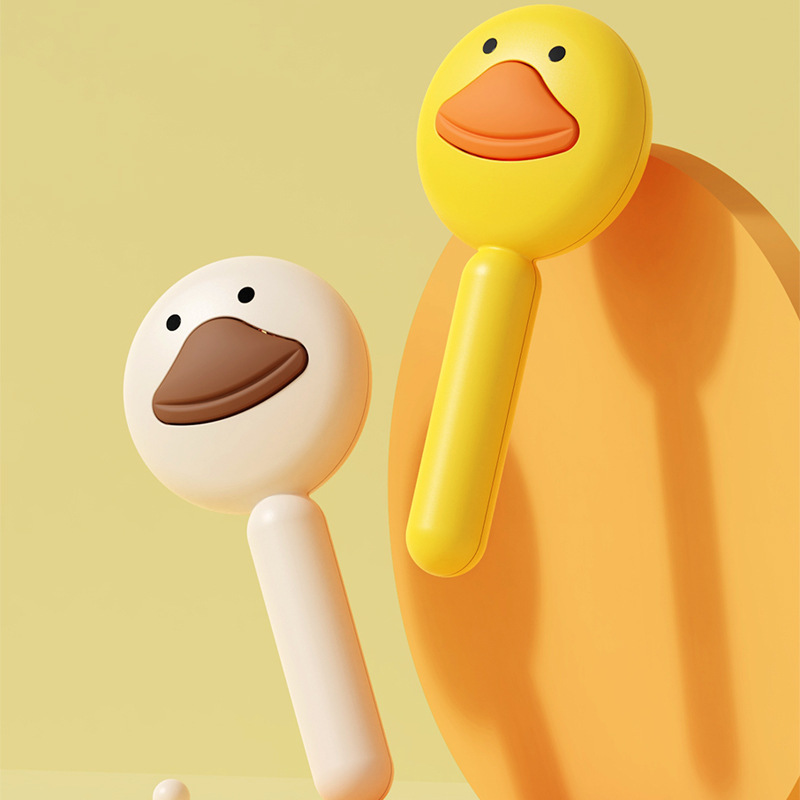 Cross-border cartoon pet cats, ducklings, combs, stainless steel needles, pet cleaning needles, combs, hair removal brushes, one-click self-cleaning