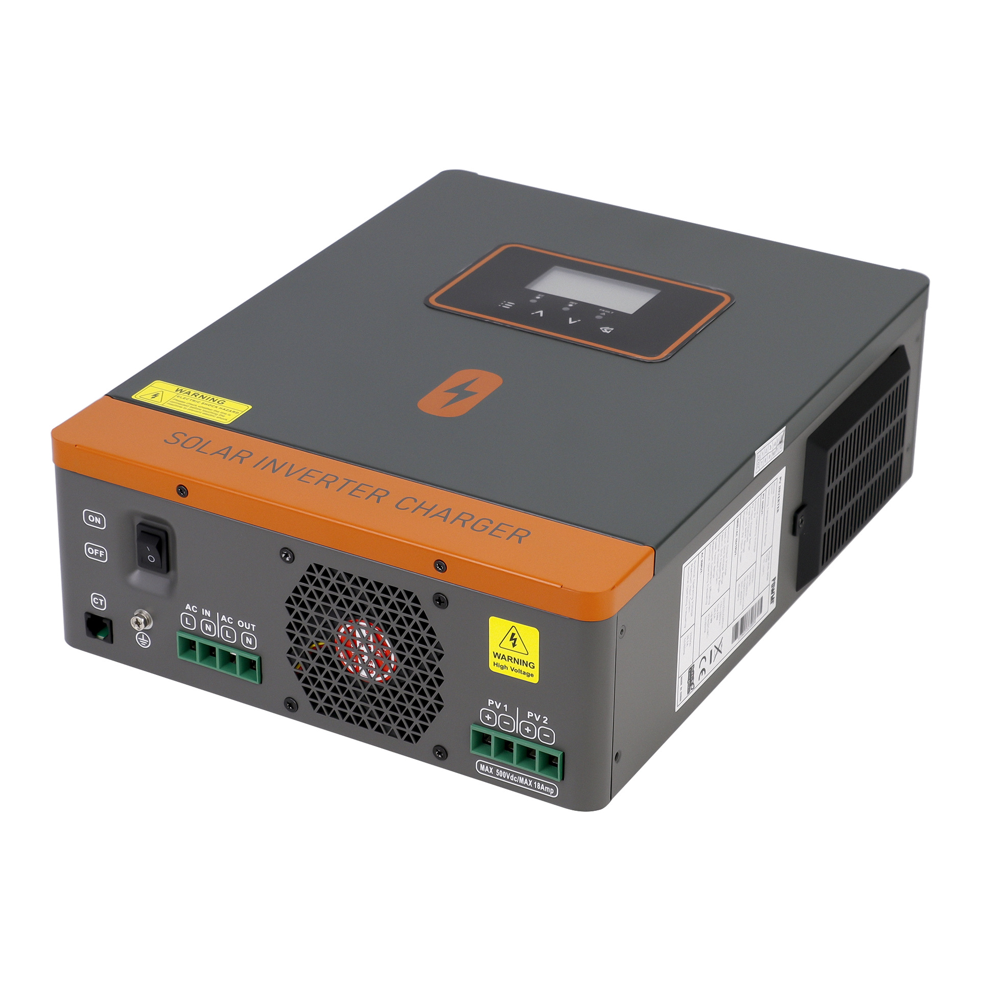 The new 6000W MPPT pure sine wave solar reverse control all-in-one machine with CT anti-reverse flow and mains power complementarity for cross-border use Item Picture