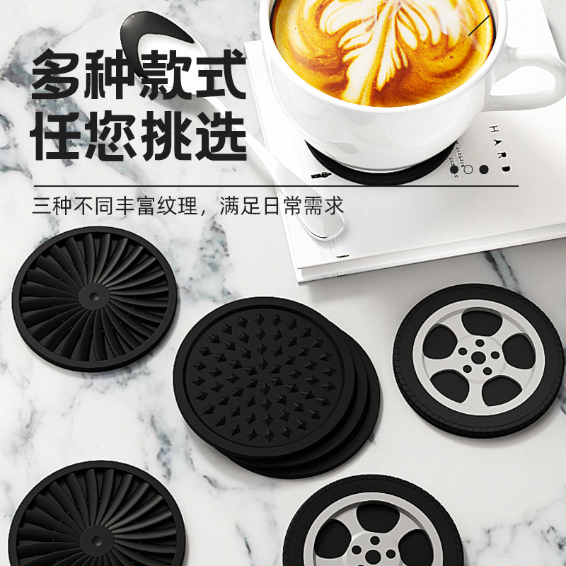 餐垫杯垫杯盖杯套/杯垫/餐垫/隔热垫pvc/陶瓷杯垫细节图