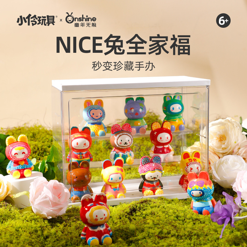 ONSHINE/ Childhood Infinity Children's Plaster Doll Coloring Toys Small Figurine diy Handicraft Making Application Scenario