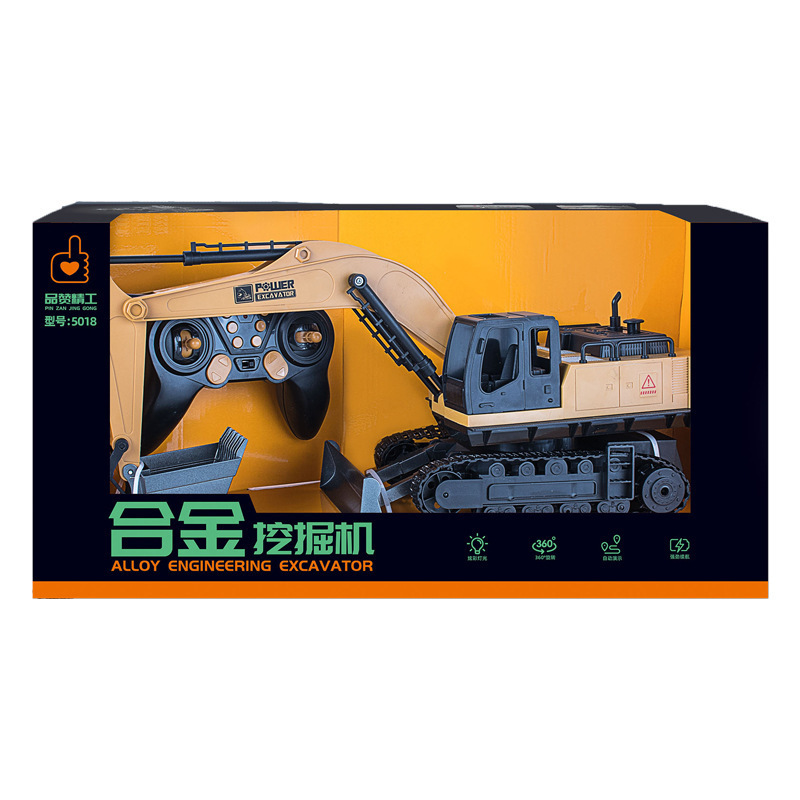 Cross-border best-selling alloy simulation excavator details Picture