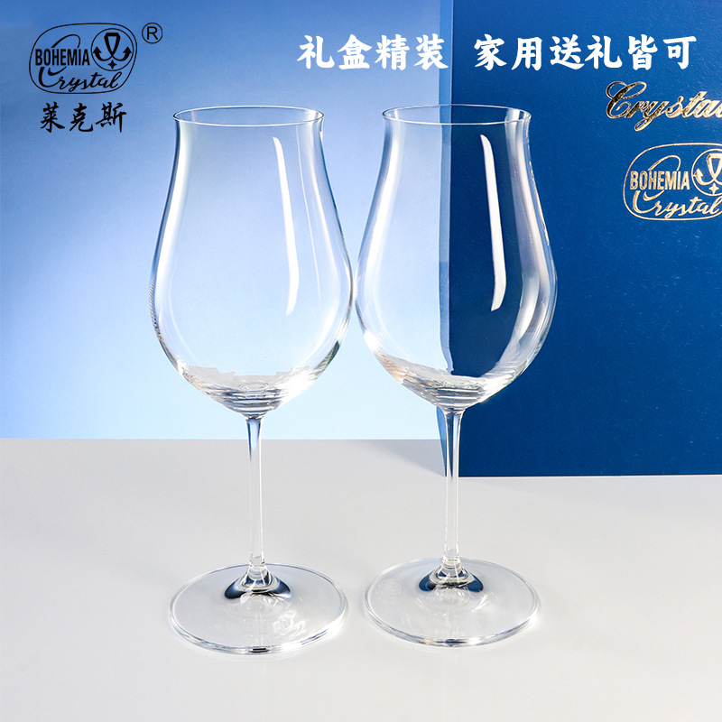 A set of high-end Czech imported crystal red wine glasses for home use, including wine glasses, glass cups and gift boxes Specification image