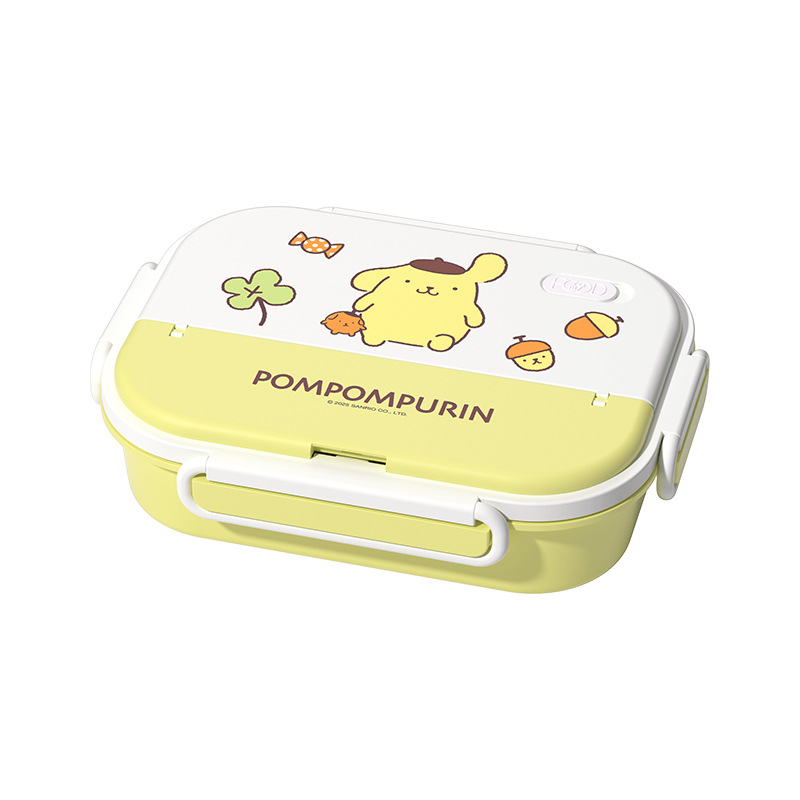 Sanrio food-grade 316 stainless steel student cartoon lunch box for carrying tableware, microwave-sealed bento box Item Picture