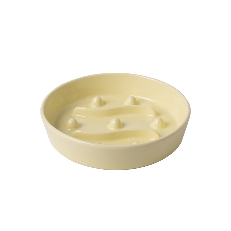 Ceramic slow food bowls, anti-choking slow food bowls, pet bowls, anti-tipping bowls, cat food bowls, cat bowls, dog bowls, cross-border pet supplies Item Picture