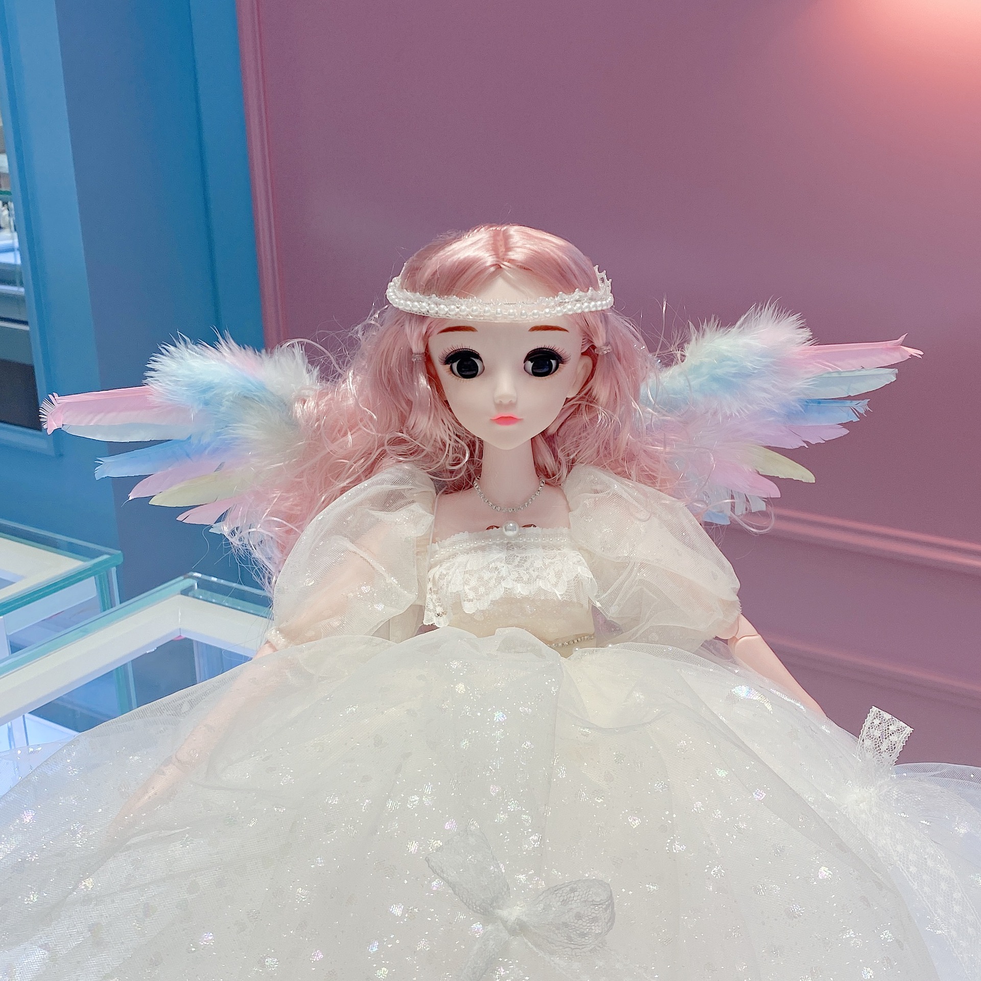 60CM Snow White Barbie doll, singing and blinking doll, mermaid doll Application Scenario
