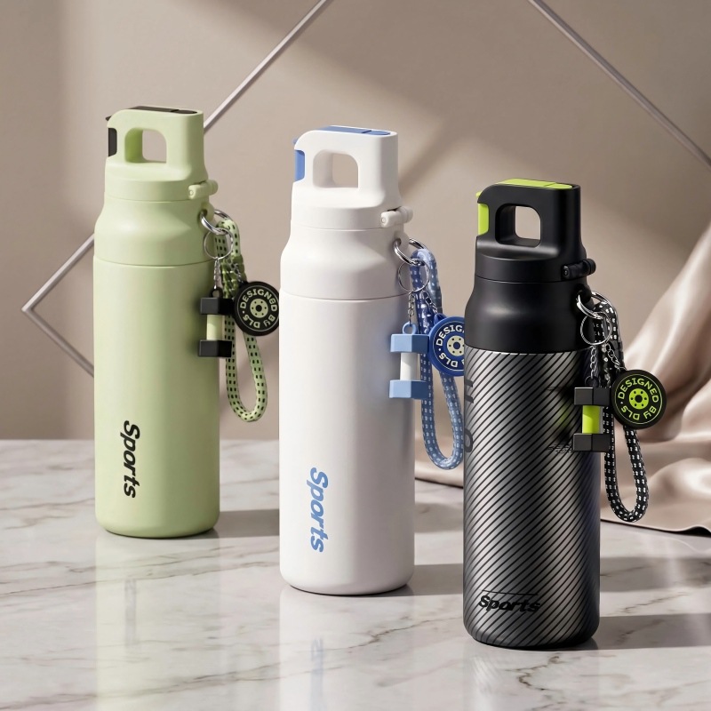 316 stainless steel high-appearance-level sports insulated cup, large-capacity portable cold water cup for men and women's outdoor cycling and fitness