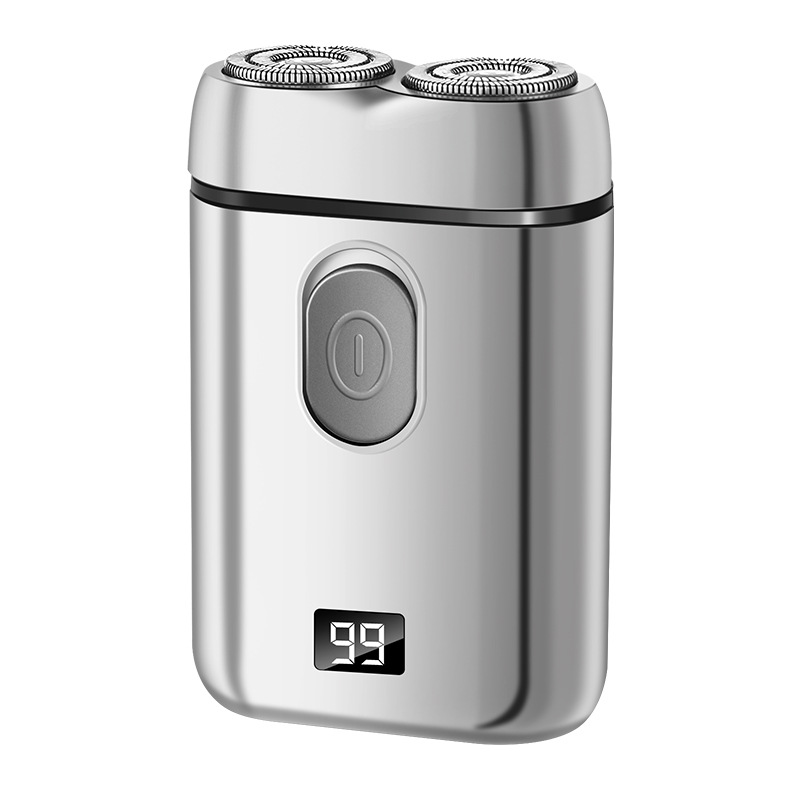 Cross-border electric rechargeable men's portable LCD razor, double-head and double-head beard razor manufacturer Item Picture