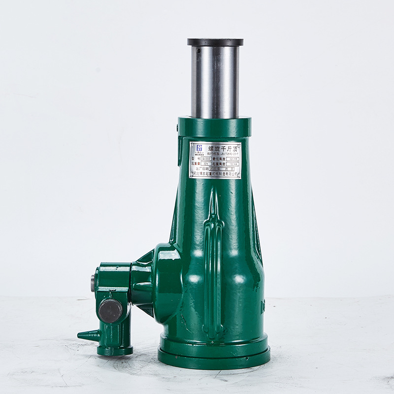 螺旋千斤顶厂家批发机械顶立式5吨10吨手摇套筒齿轮式螺旋千斤顶