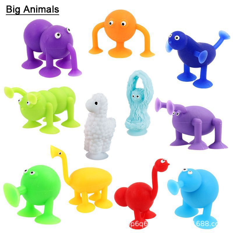 New best-selling children's novel and educational toys, sucking and sticking toys, bath toys, DIY cartoon wholesale details Picture