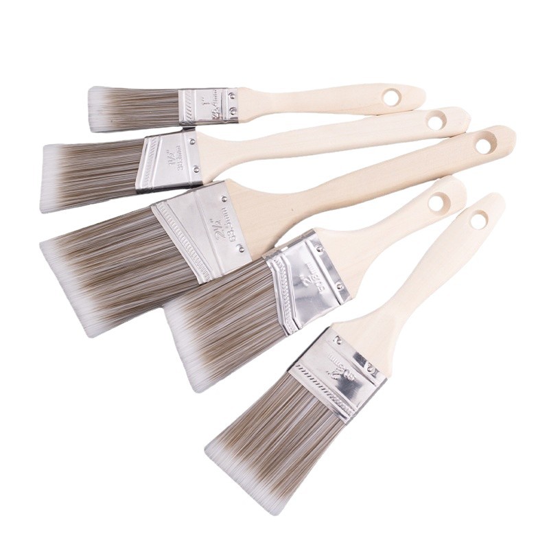 斜角刷分色刷子修边描边刷收边刷漆艺术漆刷油漆刷乳胶漆厂家批发白底实物图