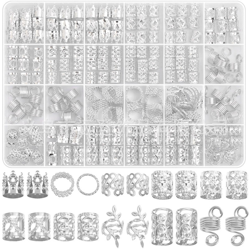 220 diy braid sets for women, braids, braid rings, spring and golden flower tube hair accessories Specification drawing