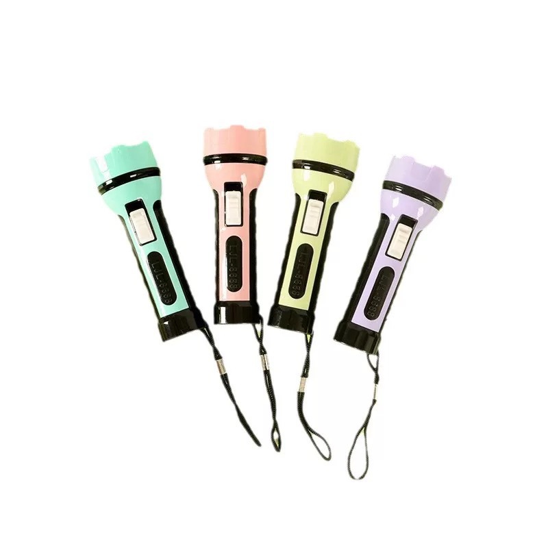 Children's toys, LED flashlights, emergency lights, dimming flashlights, colorful plastic small lighting, party toys Item Picture