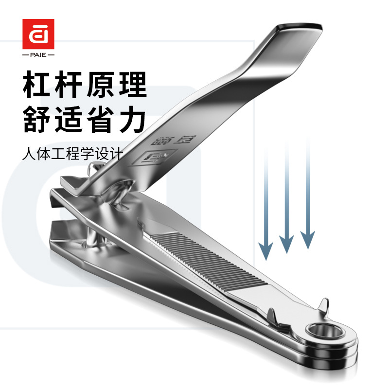 强人指甲刀大号平口带磨指甲剪锉刀家用便携单个装成人百翊指甲钳 Application Scenario