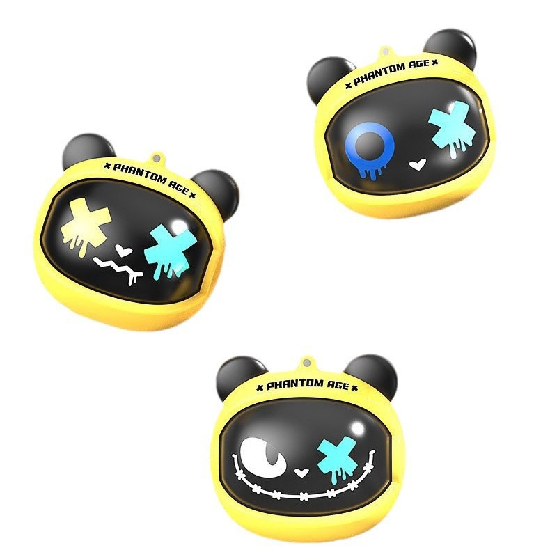 Wholesale of 2025 new rotating face-changing in-ear Bluetooth headphones with ultra-long battery life, noise-cancelling, and a Chinese trend style for gaming Item Picture