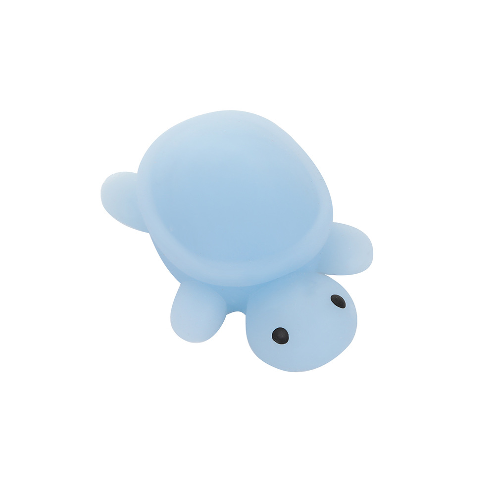 Super cute little turtle stress-relieving toy, adorable animal TPR soft rubber kneading fun, children's prank prank, hand-kneaded dumplings Item Picture