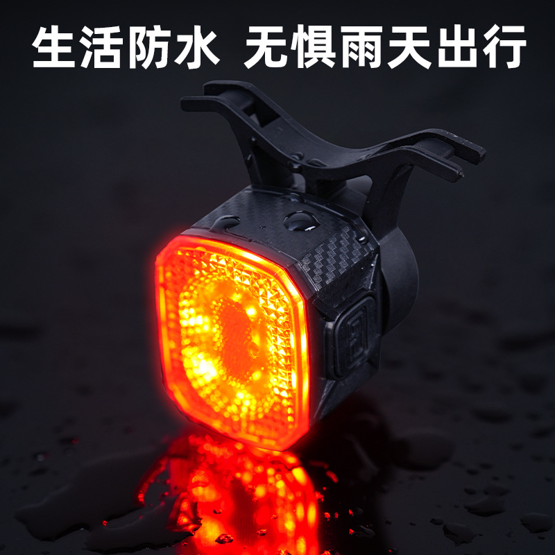 Intelligent sensor brake lights for bicycles, high-brightness outdoor night riding, rechargeable, waterproof, automatic switch riding taillights Application Scenario