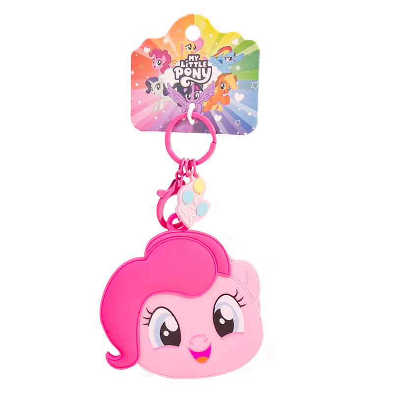Wholesale of genuine My Little Pony coin purse series silicone pendants, cartoon cute best friend bags and small pendants from Baimao Item Picture