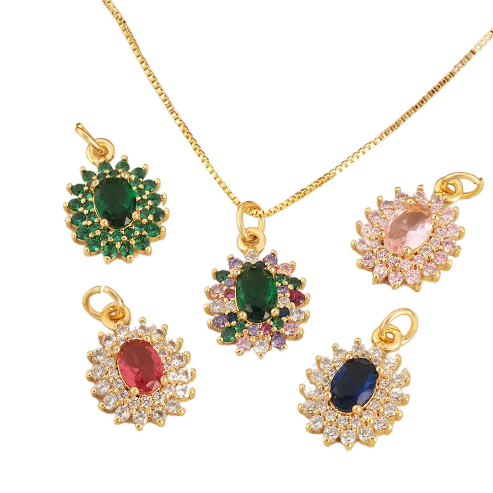 A new creative and luxurious diamond-encrusted pendant for women, a trendy Instagram style necklace, a sweet accessory, and a gift for festivals and parties Item Picture