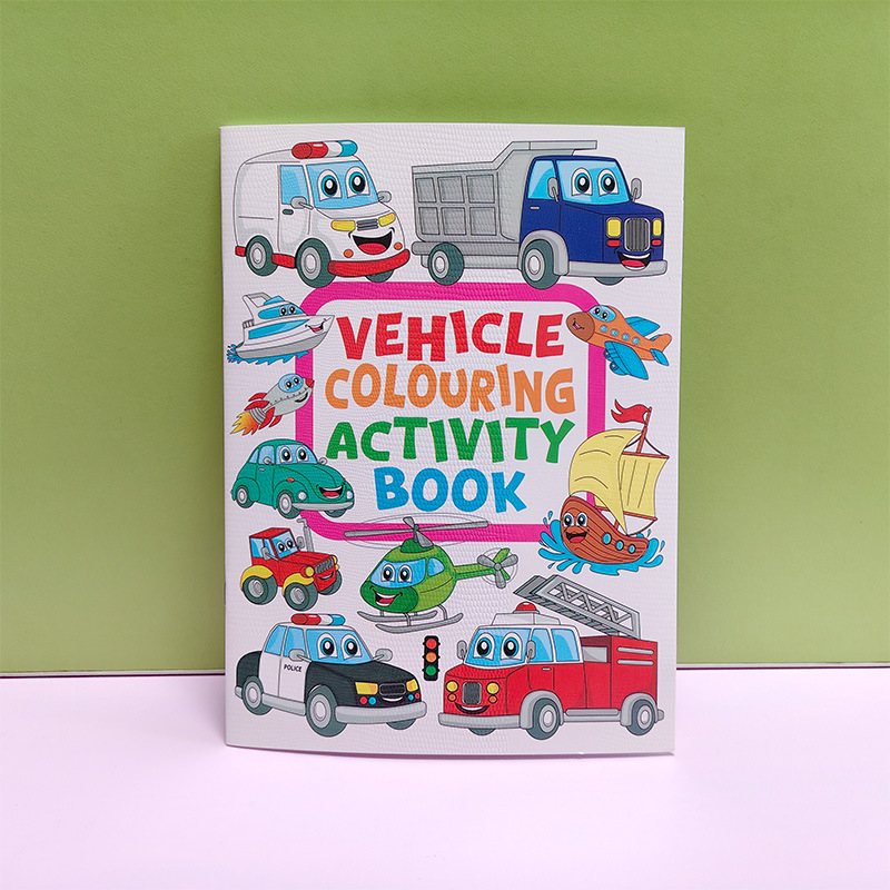 素描本儿童卡通/水画本/刮画纸卡通/刮画纸儿童卡通产品图