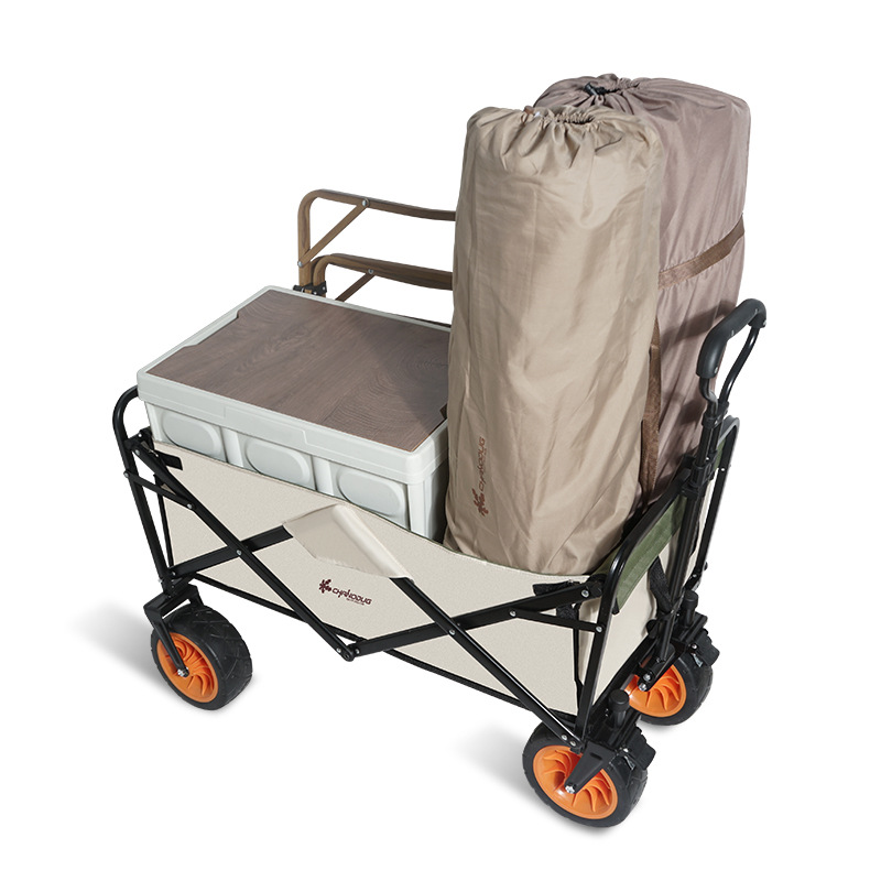 Xanaduji outdoor camping trolley, camping trailer, foldable shopping cart, grocery cart, campsite cart, trolley details Picture