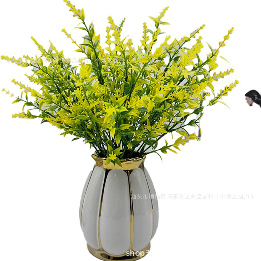 仿真花配件/花杆/仿真水果配件/蝴蝶插杆/工艺品配件白底实物图