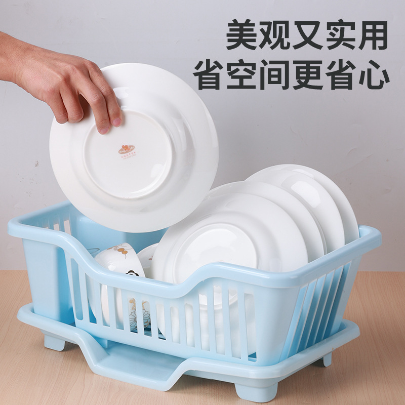 Draining bowl and plate rack, chopsticks sink, storage rack, multi-functional thickened household kitchen draining basket, bowl rack basket Application Scenario
