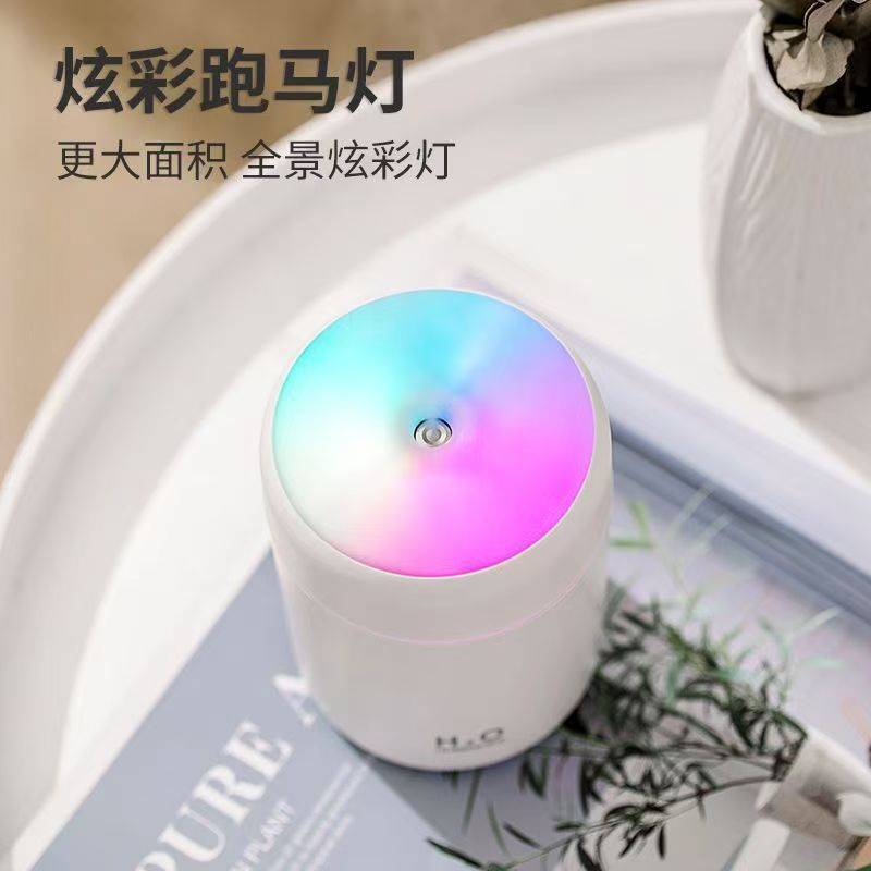 跨境炫彩加湿器迷你桌面静音家用香薰机车载喷雾器空气净化器礼品产品图
