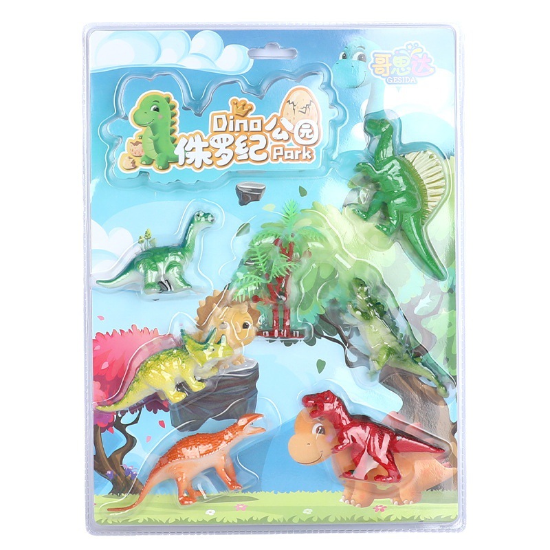 潮流玩具/恐龙蛋/新凯纳动物模型/玩具恐龙/变形金钢玩具白底实物图