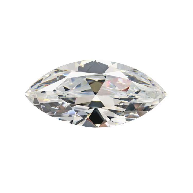 The new nail accessory is a dazzling white pointed-bottom zirconia solid color versatile nail accessory ring Item Picture