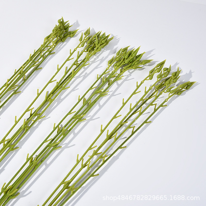 仿真花/假花绿植叶/绿植装饰/侧柏叶乌思蔓草/藤条松枝白底实物图