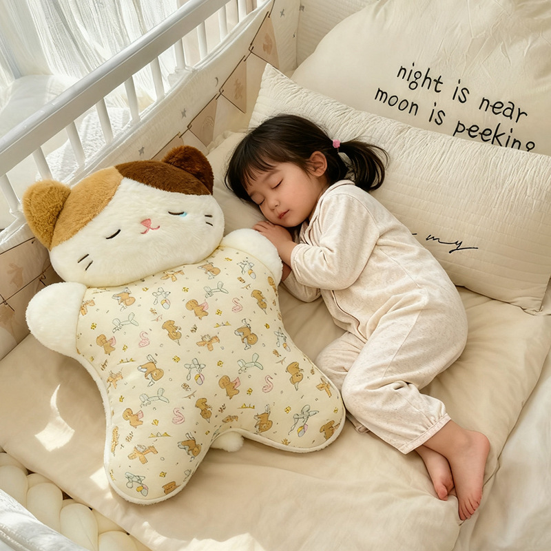 安抚动物玩偶超大捏捏可爱小羊毛绒玩具三花猫柔软抱枕送女生礼物产品图