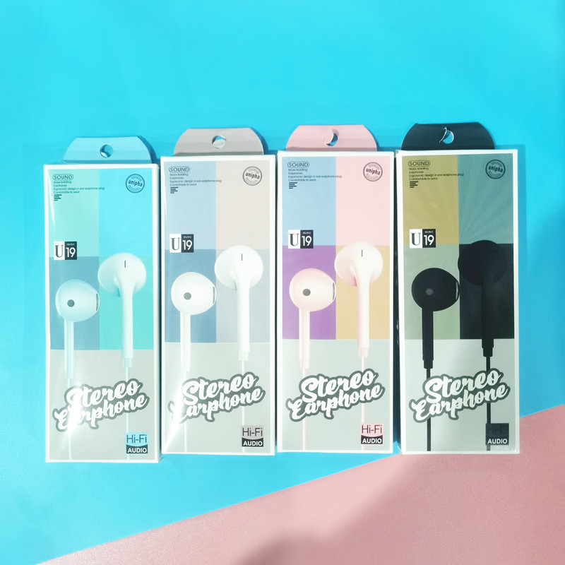 Wholesale of music wired semi-in-ear subwoofer with microphone, wired control with microphone and dynamic driver stereo for cross-border trade details Picture