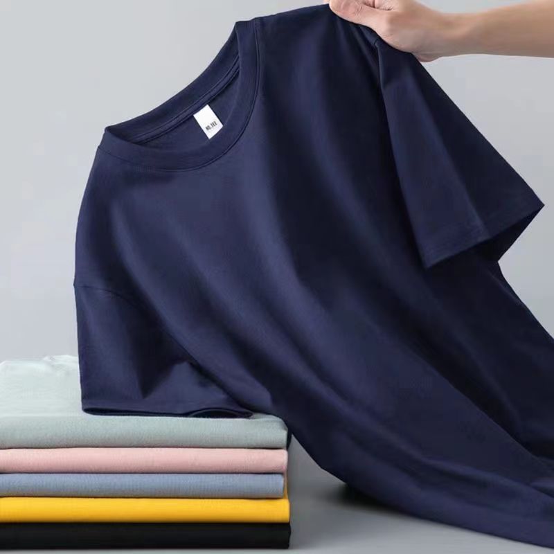 The 2024 new summer solid-color short-sleeved T-shirt is a classic and versatile innerwear for both men and women, featuring a slimming and form-fitting look Application Scenario