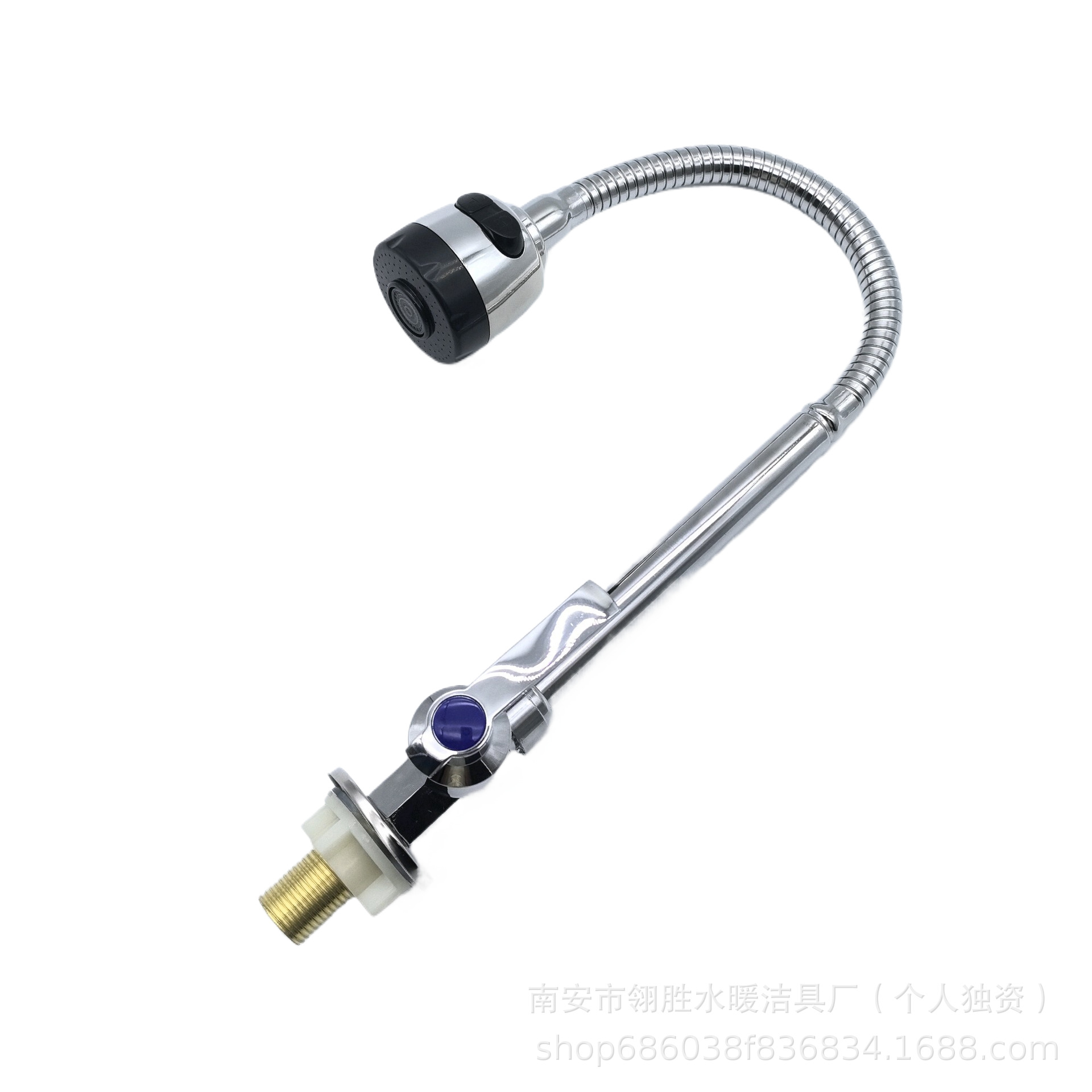 水龙头/水龙头北美/小熊贴防溅水龙头/洗手盆水龙头合金双联/卫浴产品图