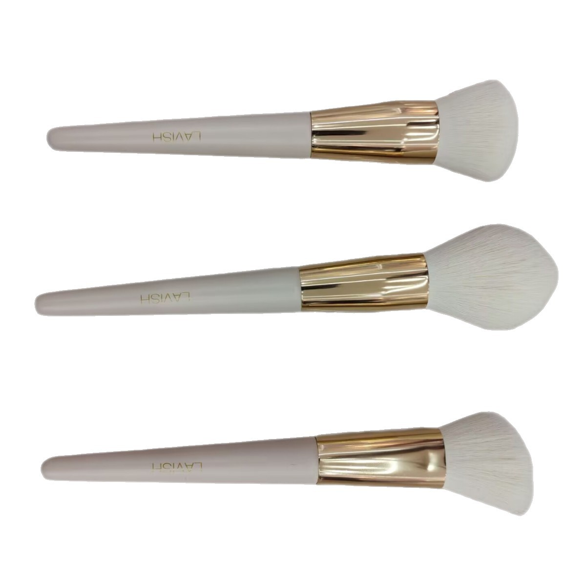 3 makeup brushes, refreshing flame brush, contactor brush, foundation brush, soft bristle beginner makeup set, beauty tools Application Scenario