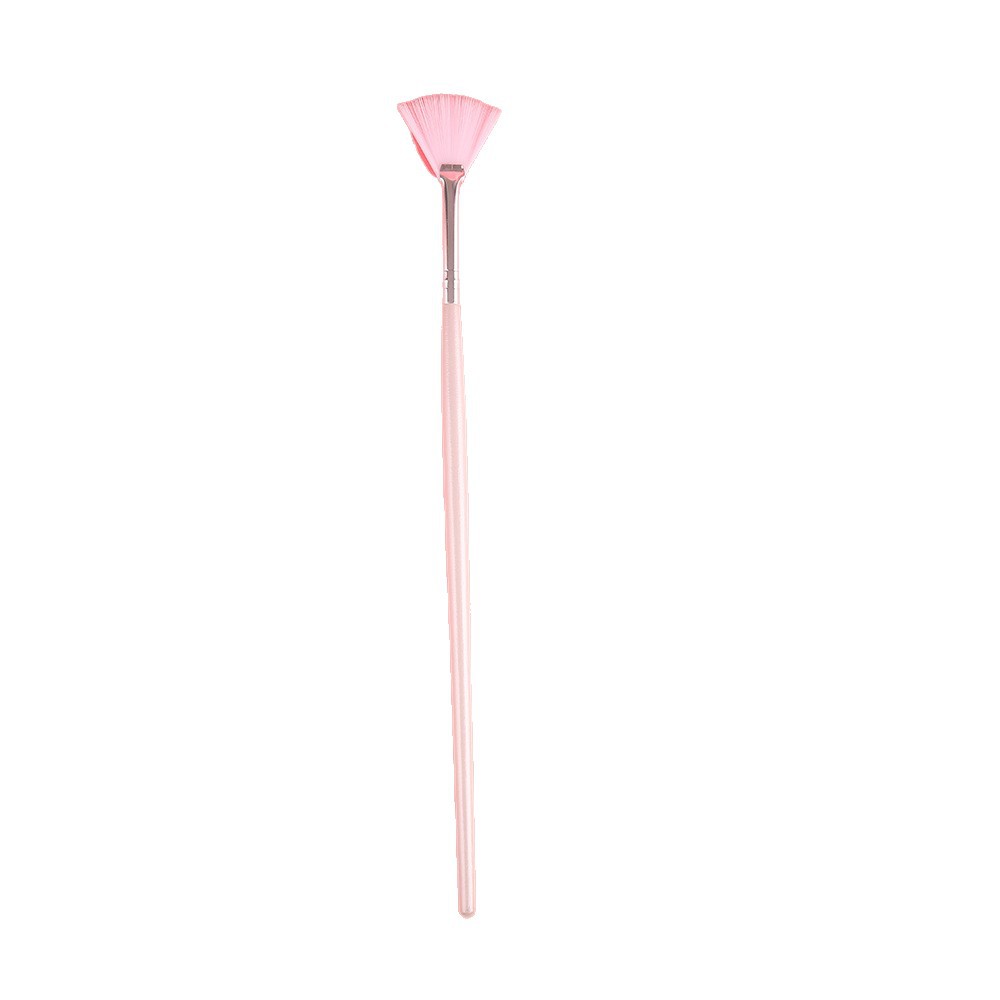 Hot-selling fan-shaped mask, fruit acid brush, skin management tool, spa fan-shaped mask brush, soft bristle makeup brush Item Picture