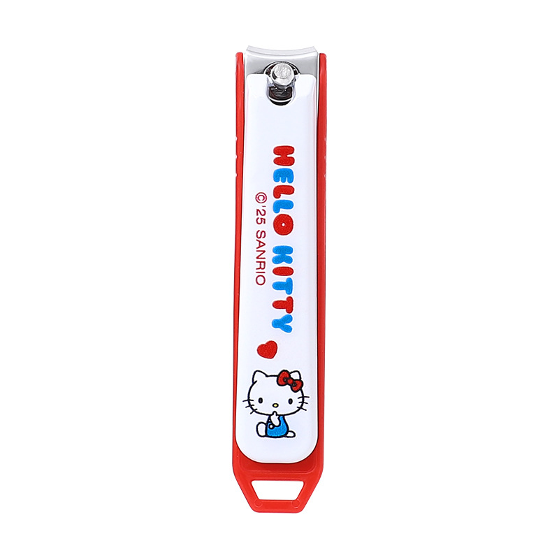 Sanrio officially authorized nail clippers, cute cartoon toe trimming, small and portable, splash-proof Hello Kitty nail clippers Item Picture