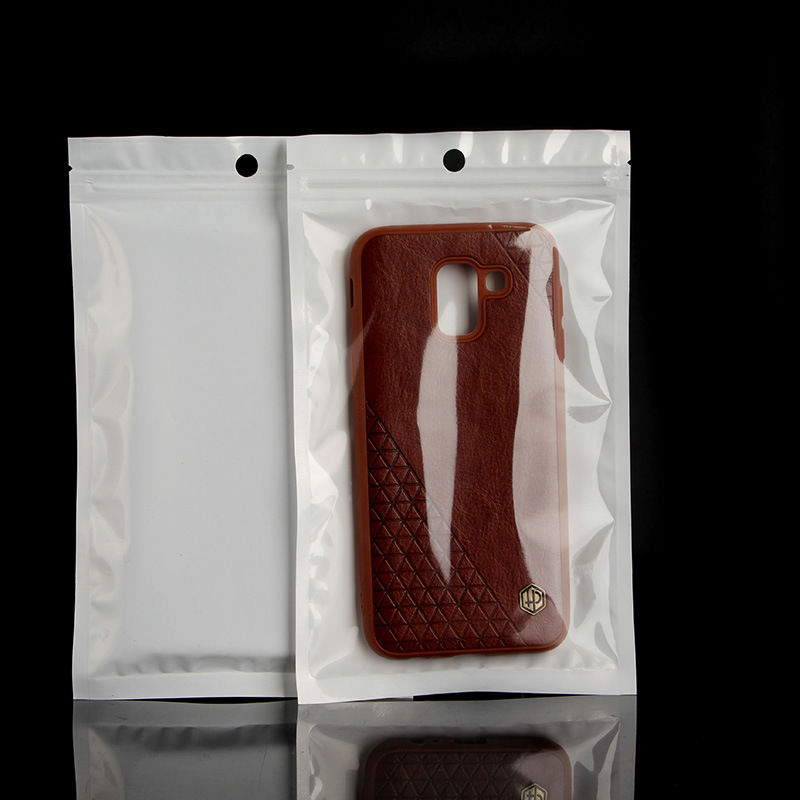 Pearlescent film, yin-yang bone bag, semi-transparent plastic bag, mobile phone case packaging bag, digital accessories, fishing gear, jewelry, self-sealing bag Application Scenario