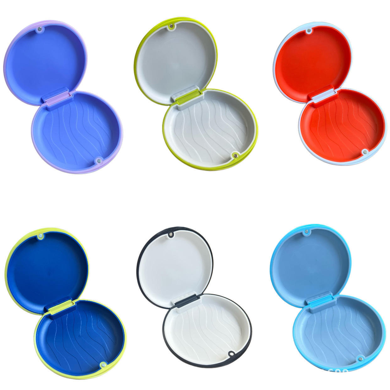 Cross-border exclusive portable magnetic teeth storage box, invisible braces box, denture box, storage box, dental fixed box details Picture