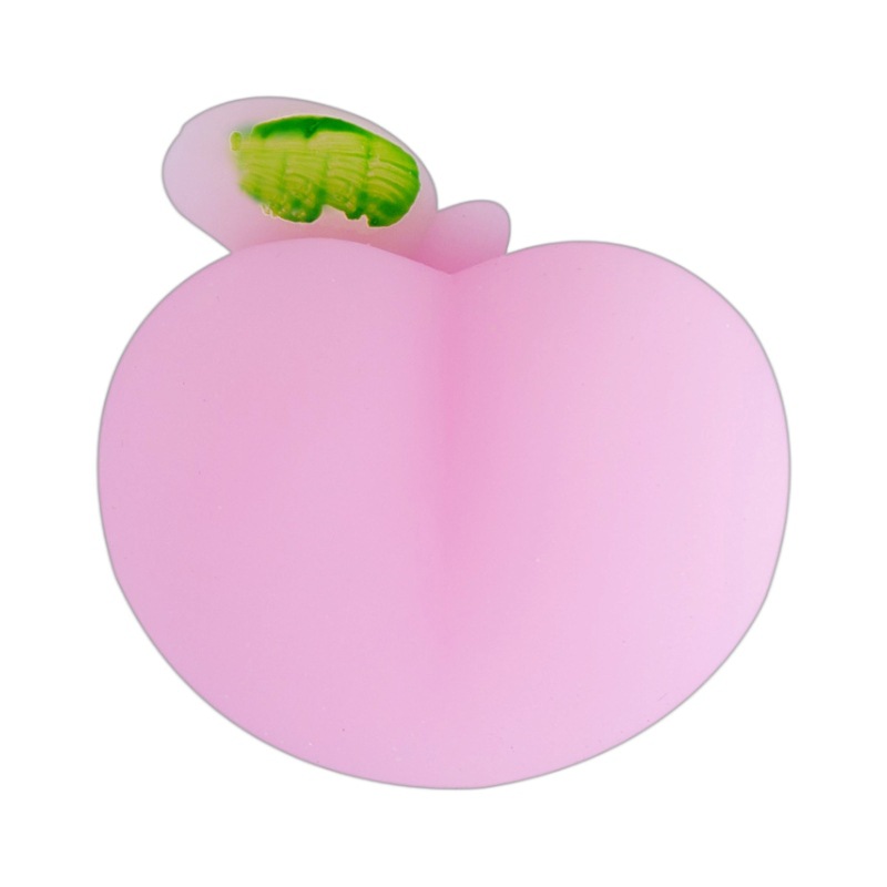 The best-selling super cute peach-shaped three-dimensional watermelon peach Pinching fun TPR soft rubber releases the adorable little bottom Item Picture