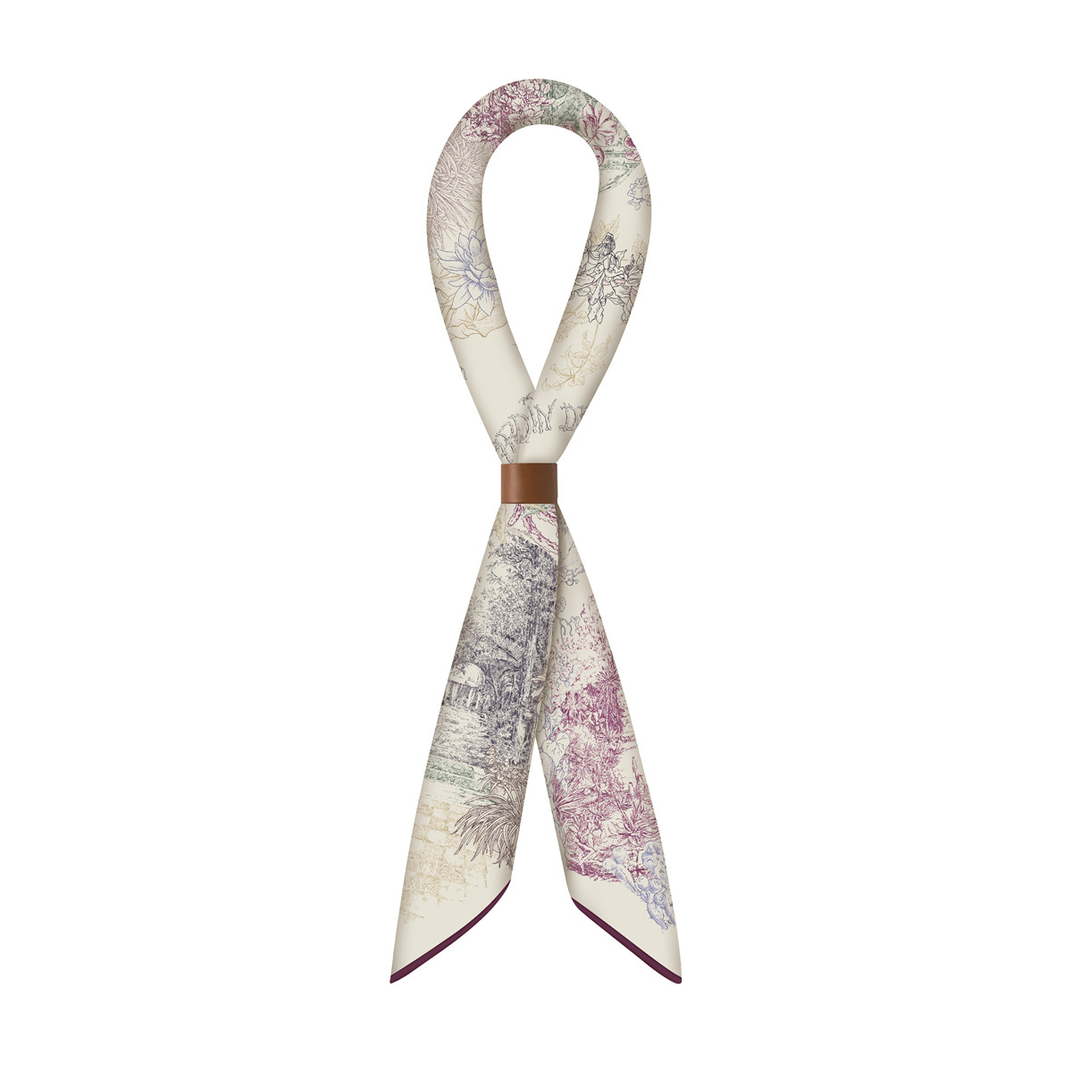 Velvet 70 square scarf with hand-rolled edges, retro four-square grid cashew flower square scarf, unisex American retro versatile accessory Application Scenario
