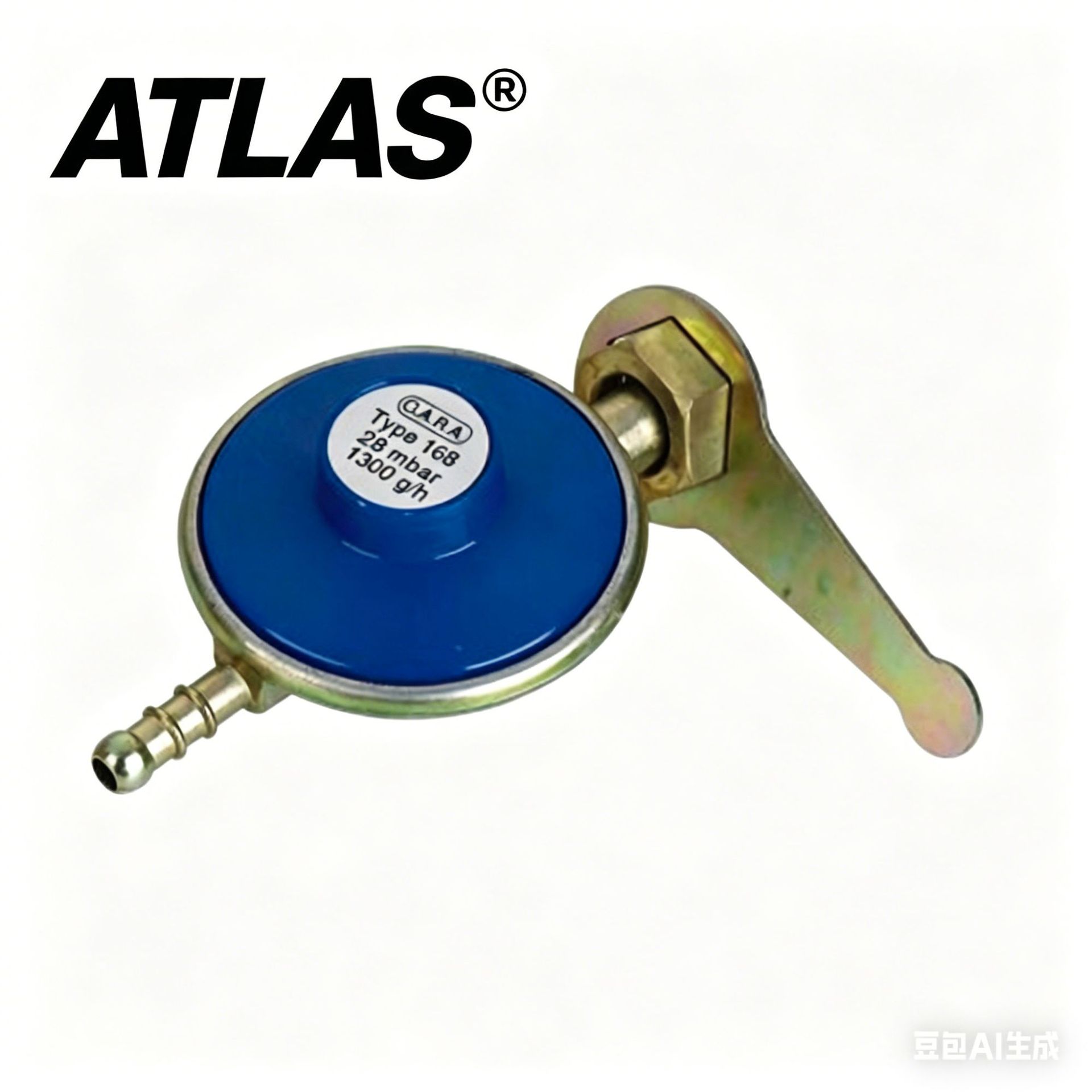 外贸专用ATLAS户外露营家用便携式燃气减压阀液化气灶具调压阀门