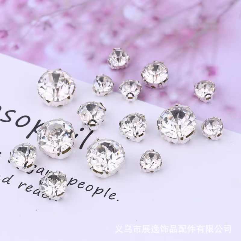 Wholesale of three-ear claw drills, hand-stitched drills, diy drilling machines, glass claw drills, wedding dress and shoe drills, buckle claw drills details Picture