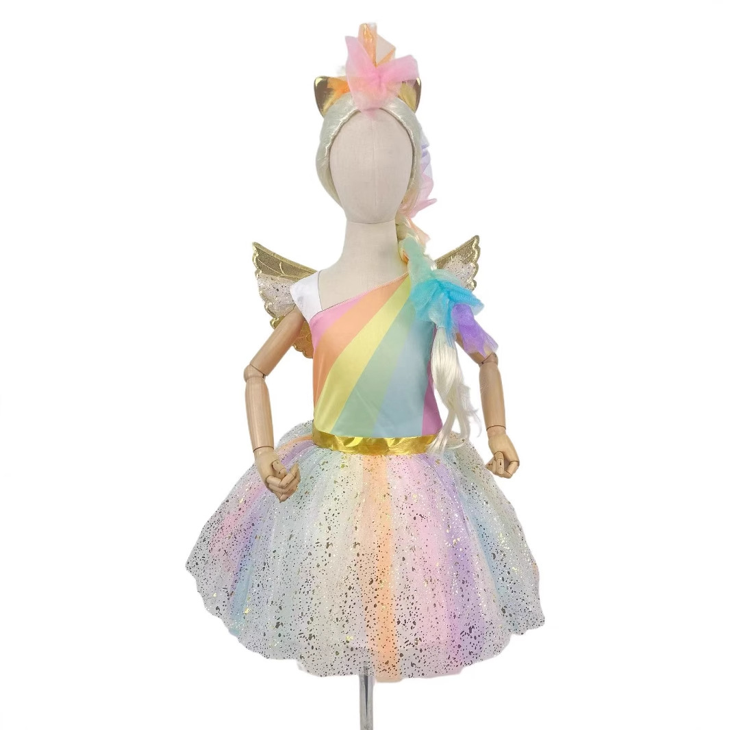 舞蹈服/幼儿园衣服/儿童圣诞节装扮服/纱裙/幼儿园白底实物图