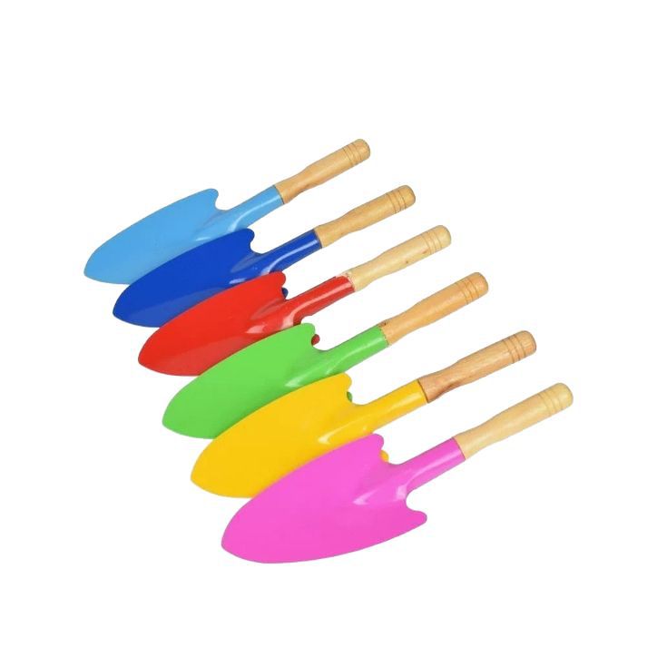 Cross-border small pointed iron shovel sand-digging tools, sand children's beach toys wholesale, outdoor children's play shovels, gardening, seaside shovels Item Picture