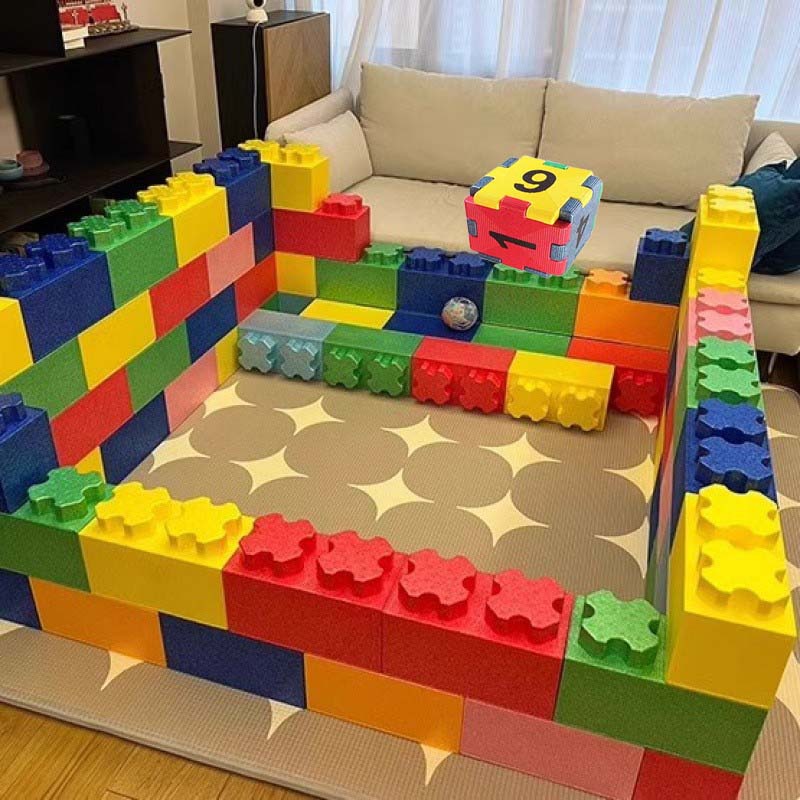 Wholesale of large building blocks, children's toys, playgrounds, castles, houses, fences, large building blocks, epp foam building blocks