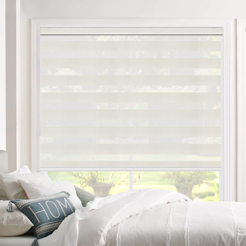 Factory-customized soft gauze curtains, double-layer blackout curtains, zebra curtains, cross-border roll-up blinds, and engineering Venetian blinds Specification image